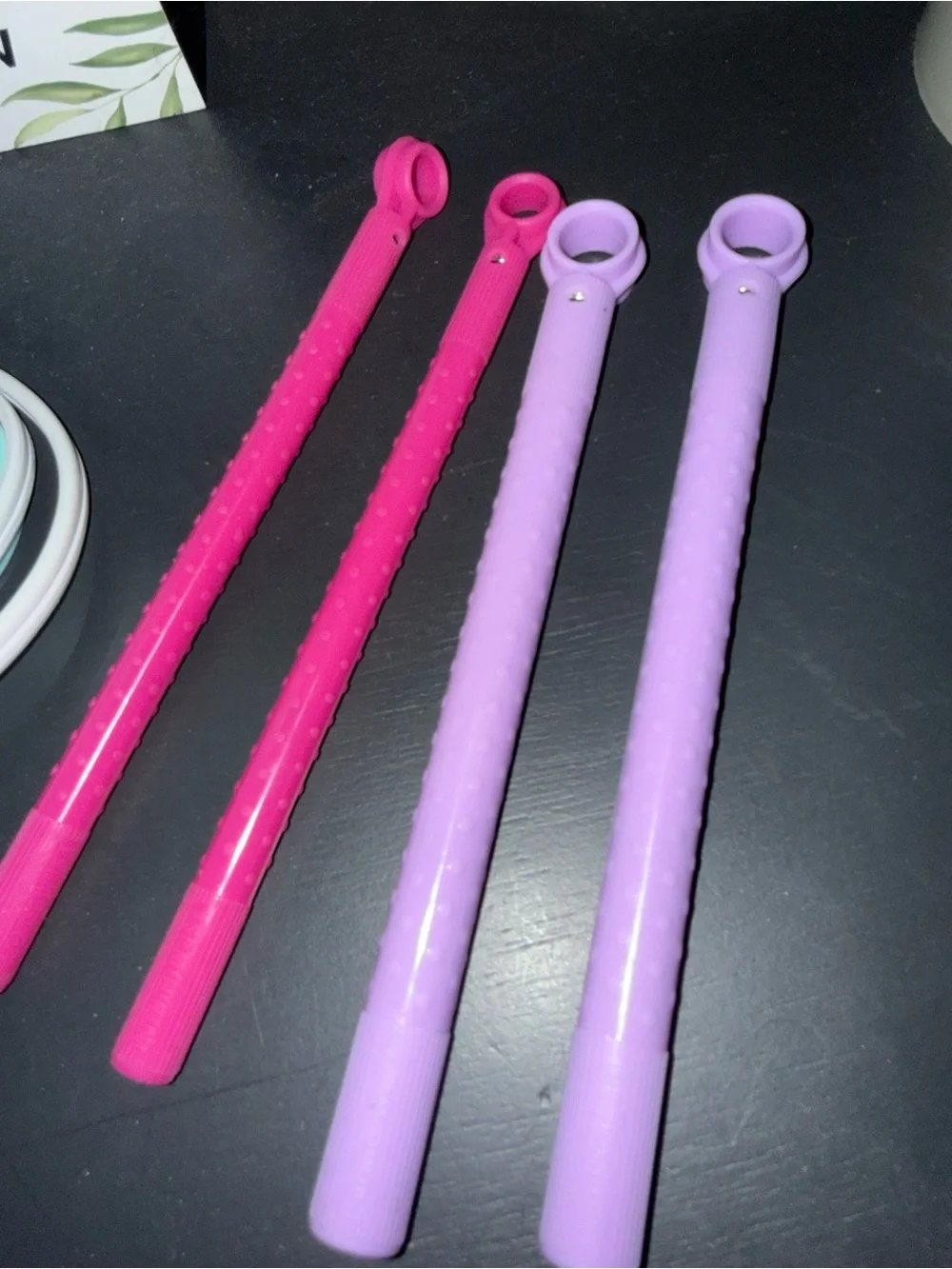Hot Sticks Kids Hair Roller Set - Teal with Purple & Pink Rollers- hardly used!